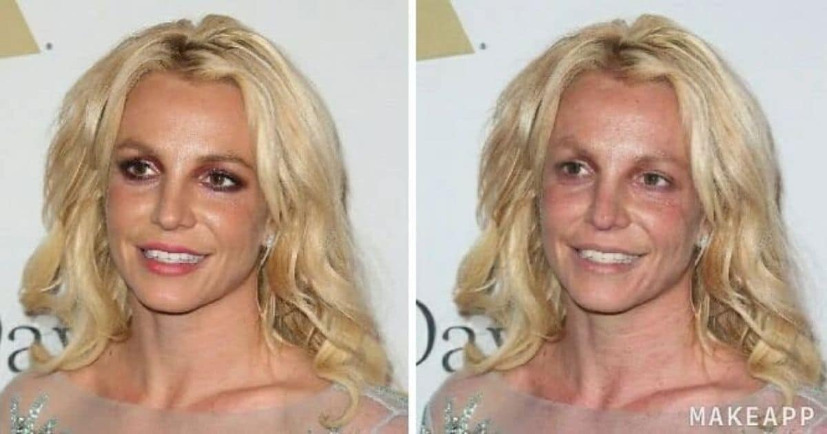 Britney Spears sans maquillage