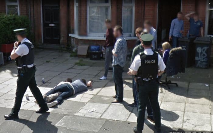 Une scène insolite sur Google Street View