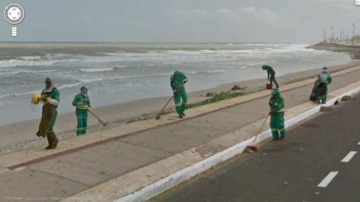 Une scène insolite sur Google Street View