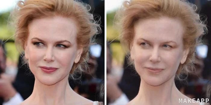 Nicole Kidman sans maquillage