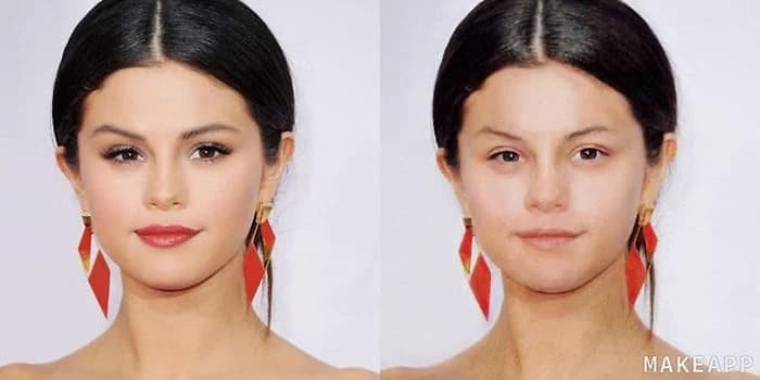Selena Gomez sans maquillage