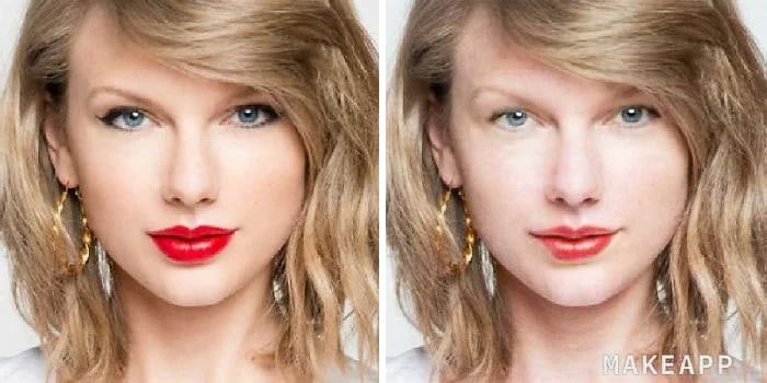Taylor Swift sans maquillage