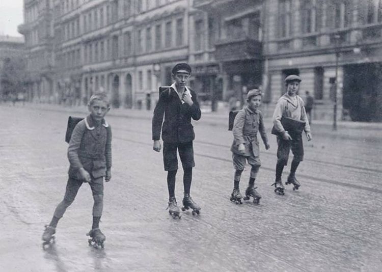écoliers à Berlin en 1919