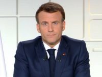 Emmanuel Macron lors de son allocution du 31 mars 2021.