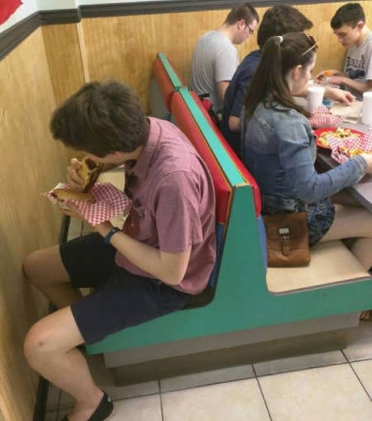 Une photo absurde