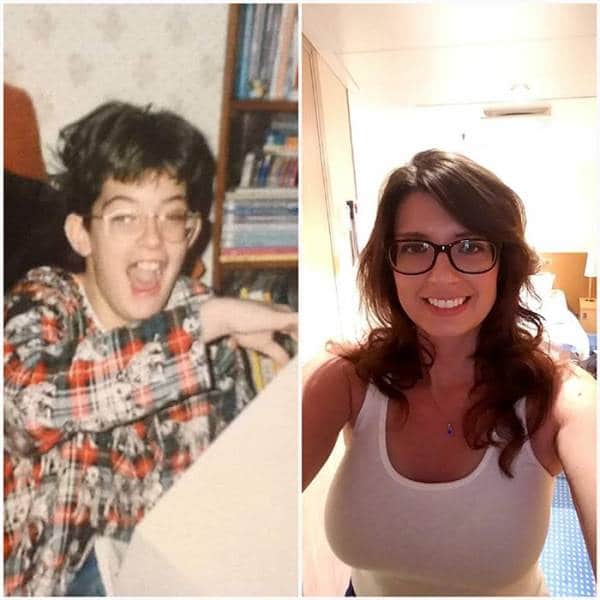 Une personne métamorphosée par la puberté.