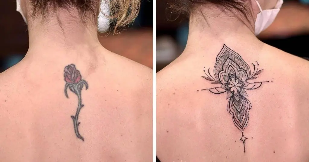 Transformation d'un tatouage raté
