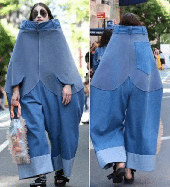 Une tenue ridicule