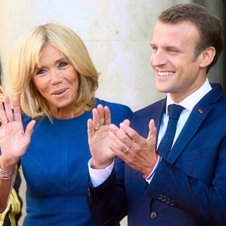 brigitte et emmanuel Macron