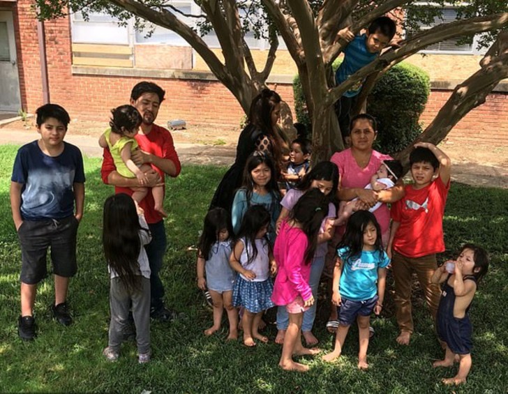 Famille nombreuse de Patty et Carlos Hernandez