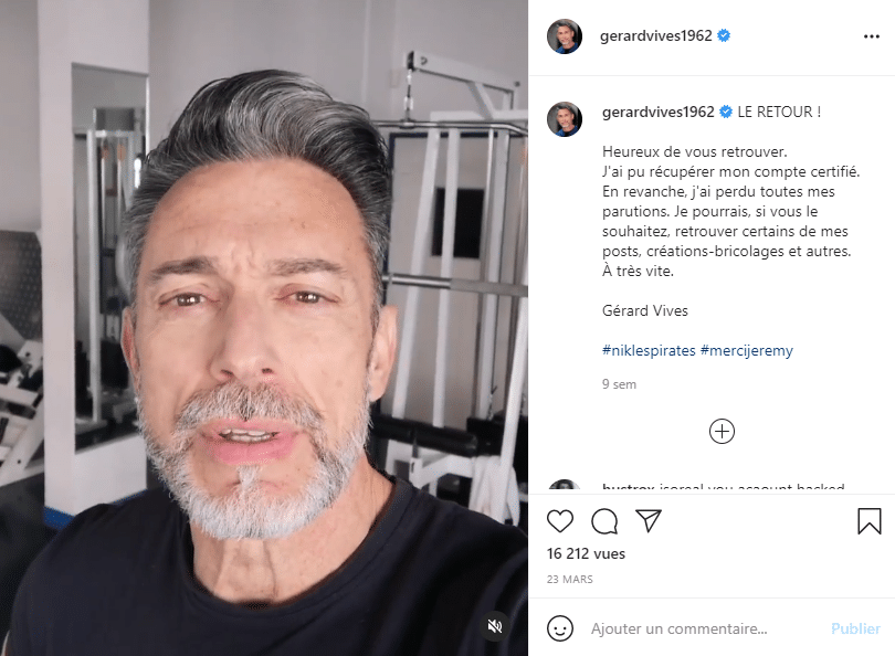 Gérard Vivès sport muscu