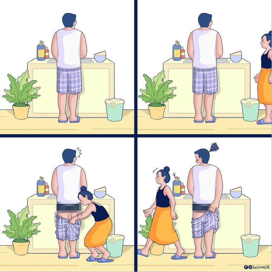 Une bande dessinée sur la vie conjugale de Luong Thuy