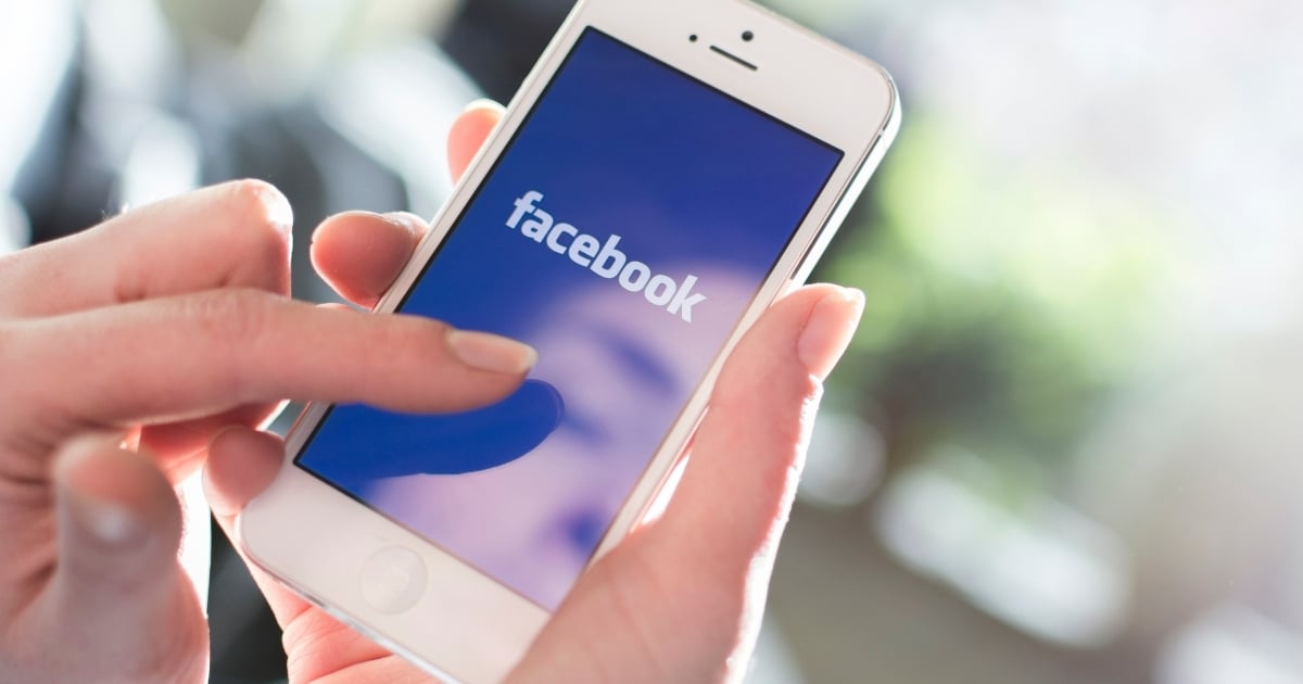 Facebook sur un iphone
