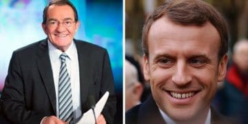 Jean pierre Pernaut et Macron