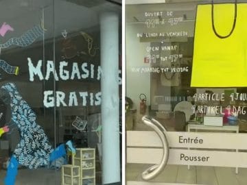 Le magasin gratuit au circularium de Bruxelles