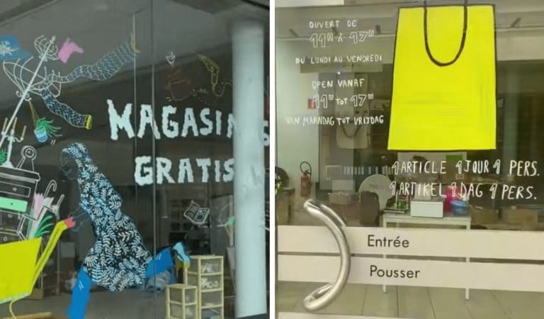 Belgique : Le magasin Gratuit vous permet d’emporter vos achats sans payer, en échange d’un « merci » !