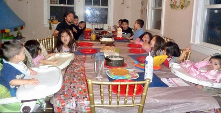 Famille nombreuse de Patty et Carlos Hernandez
