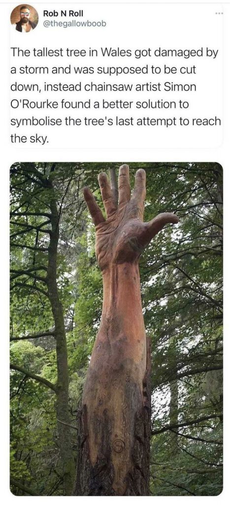 La sculpture de Simon O'Rourke