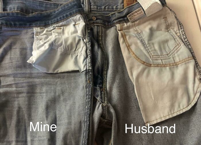une poche de jean pour femme et pour homme