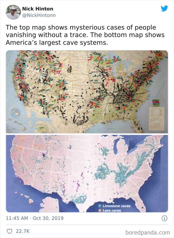 une carte des États-Unis