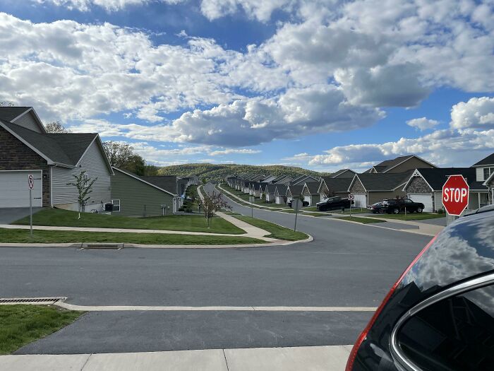 un quartier calme et effrayant