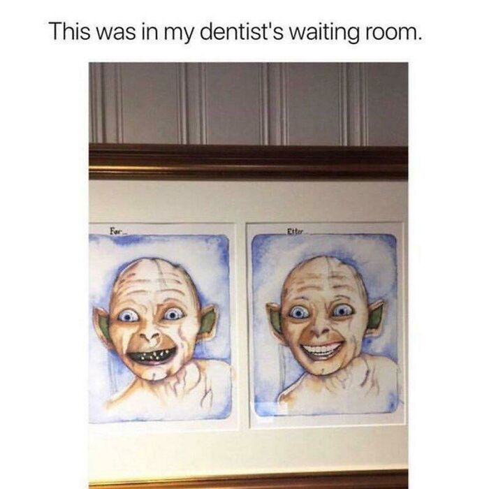 un dessin de gollum