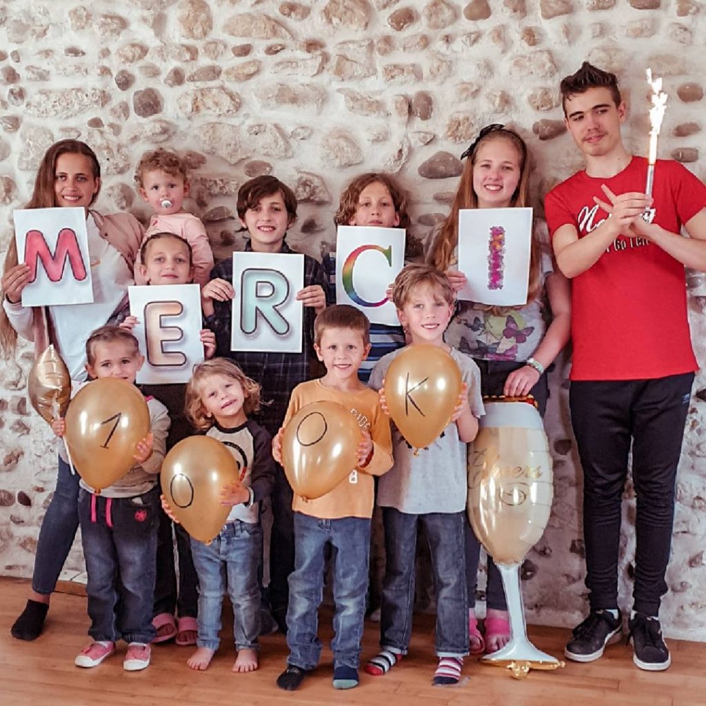 Les 11 enfants de Cindy et Sébastien