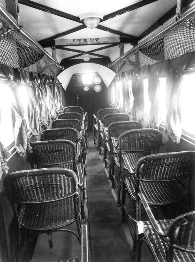 Un avion en 1936