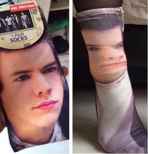 Des chaussettes One Direction