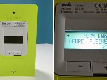 Un compteur Linky d'Enedis