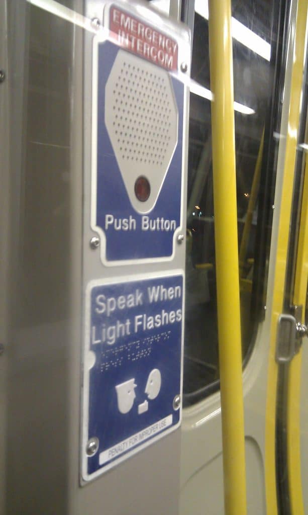 du braille dans le métro