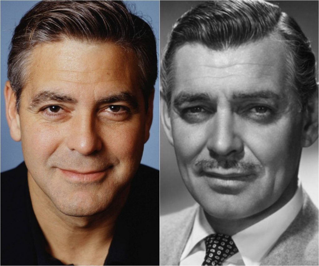 George Clooney et Clark Gable