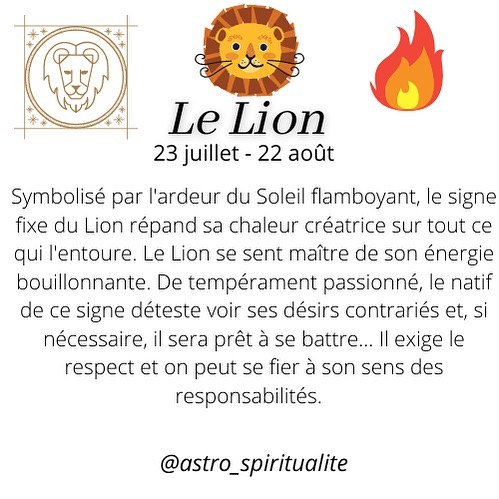 le signe astro lion