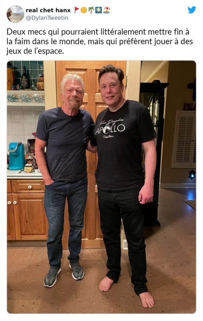Richard Branson et Elon Musk