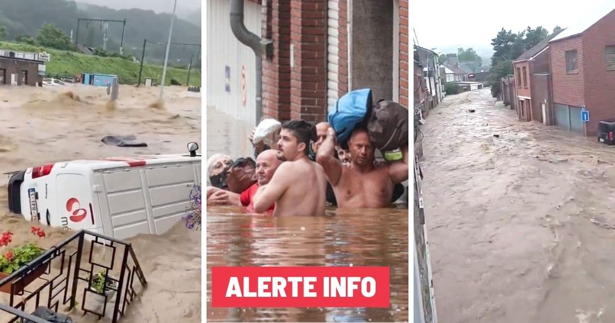 Les inondations en Belgique
