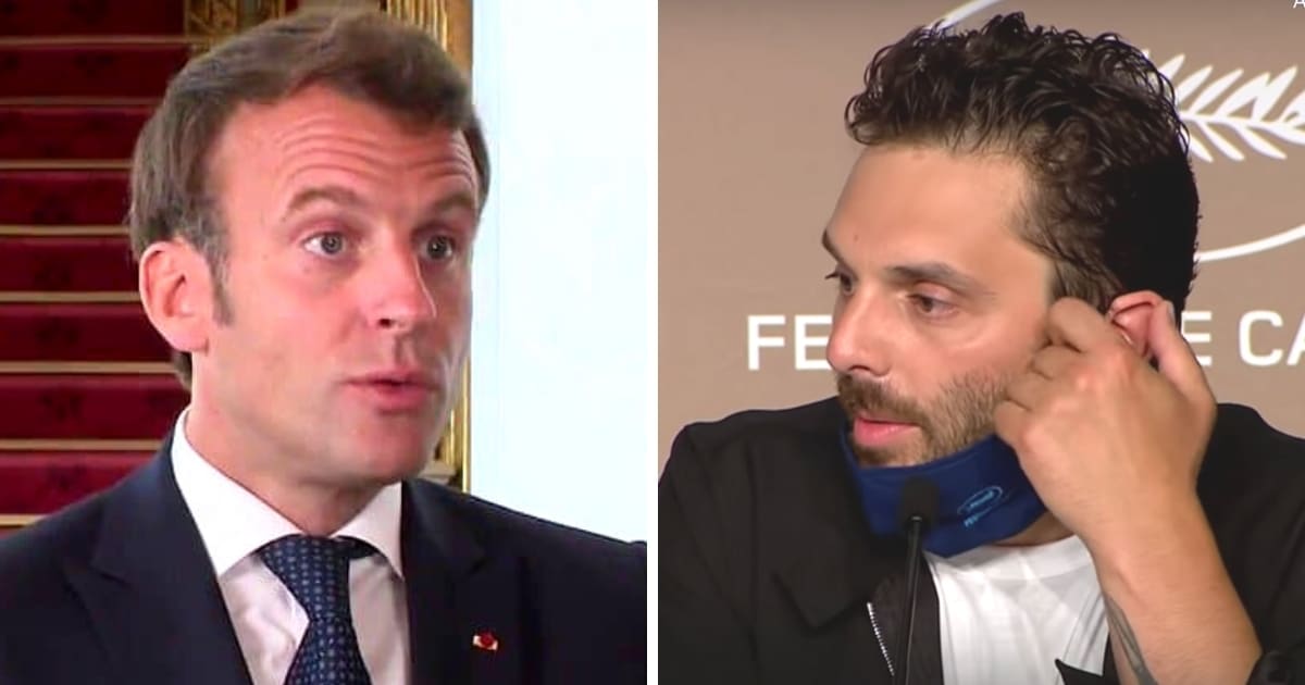Emmanuel Macron et Pio Marmaï