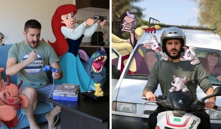 Il incruste des personnages Disney dans la vraie vie et c’est génial ! (30 photos)