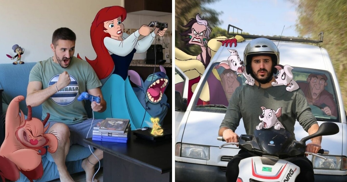 Il incruste des personnages Disney dans la vraie vie et c’est génial ! (30 photos)