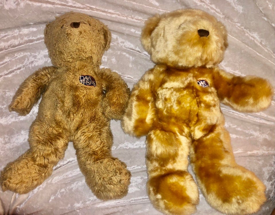 deux ours en peluche