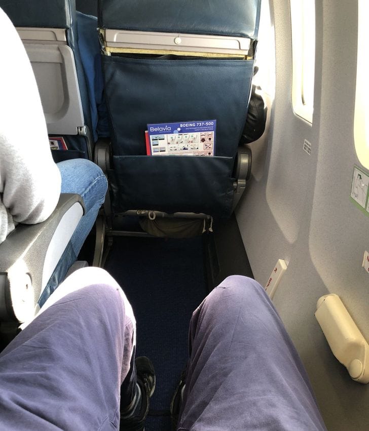 un siège dans l'avion