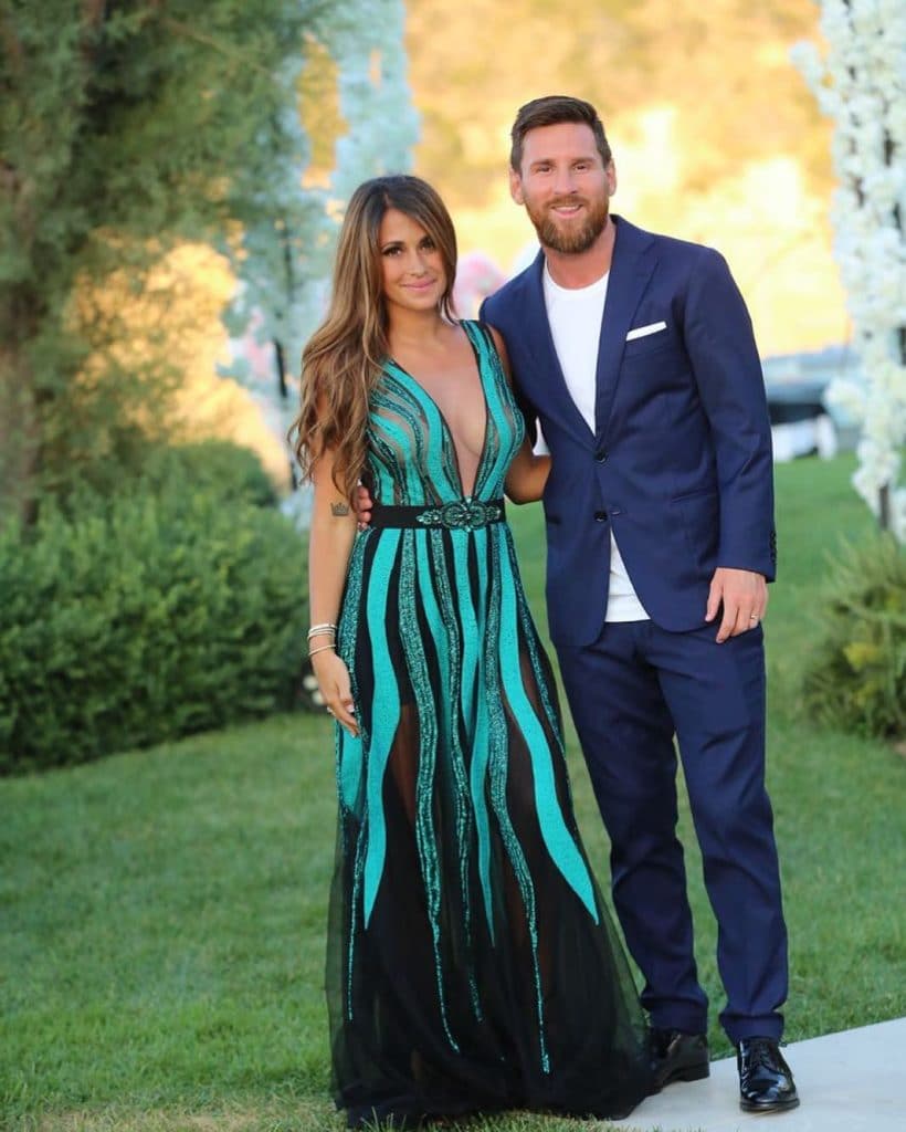 Lionel Messi et Antonela Roccuzzo