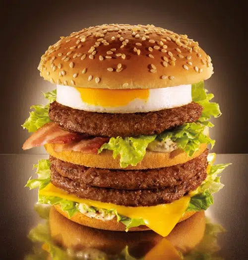 Mega Tamago burger McDo