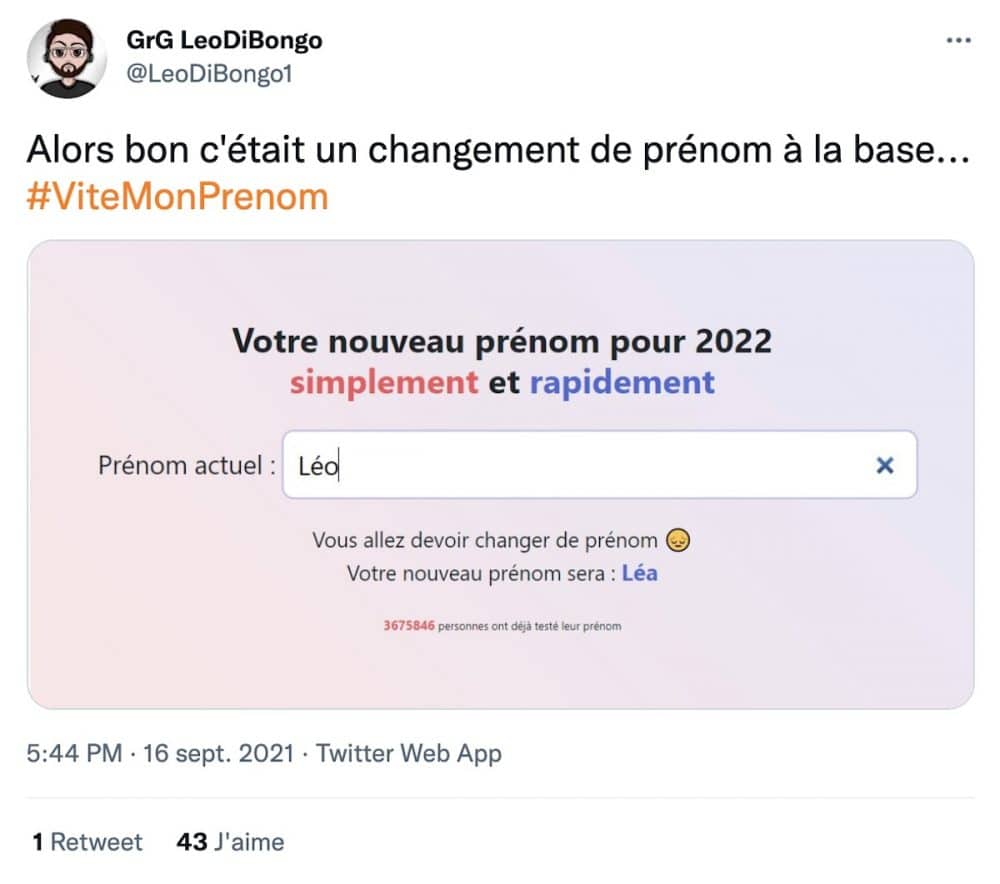 ViteMonPrenom découvrez votre nouveau prénom si Eric Zemmour arrive au pouvoir