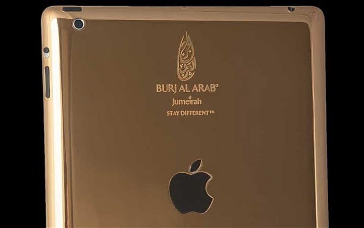 iPad en or 24 caracts à Dubaï