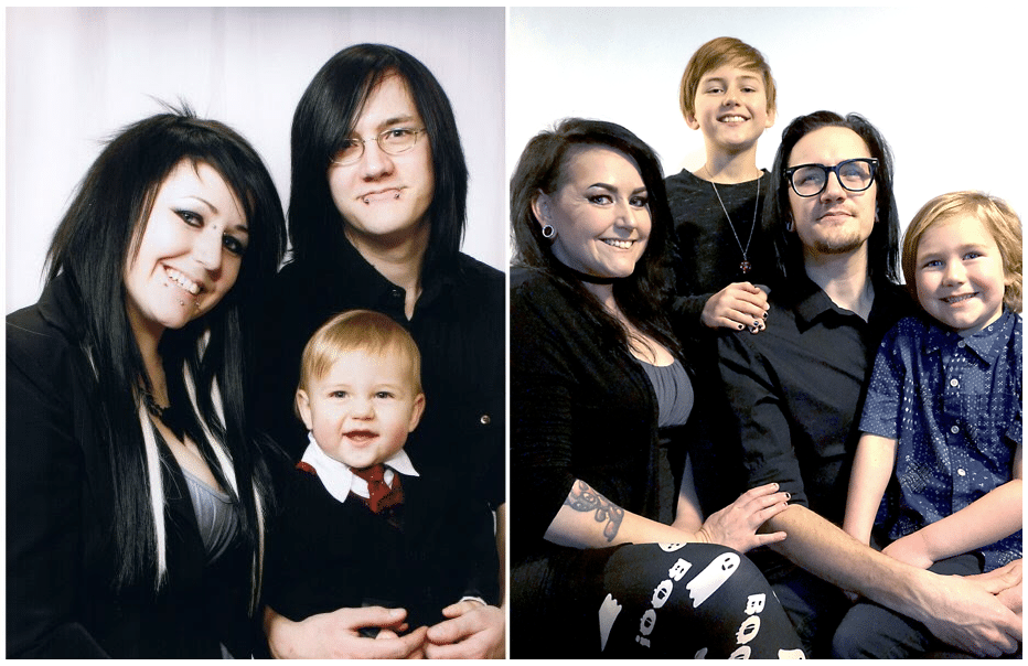 photo de famille emo