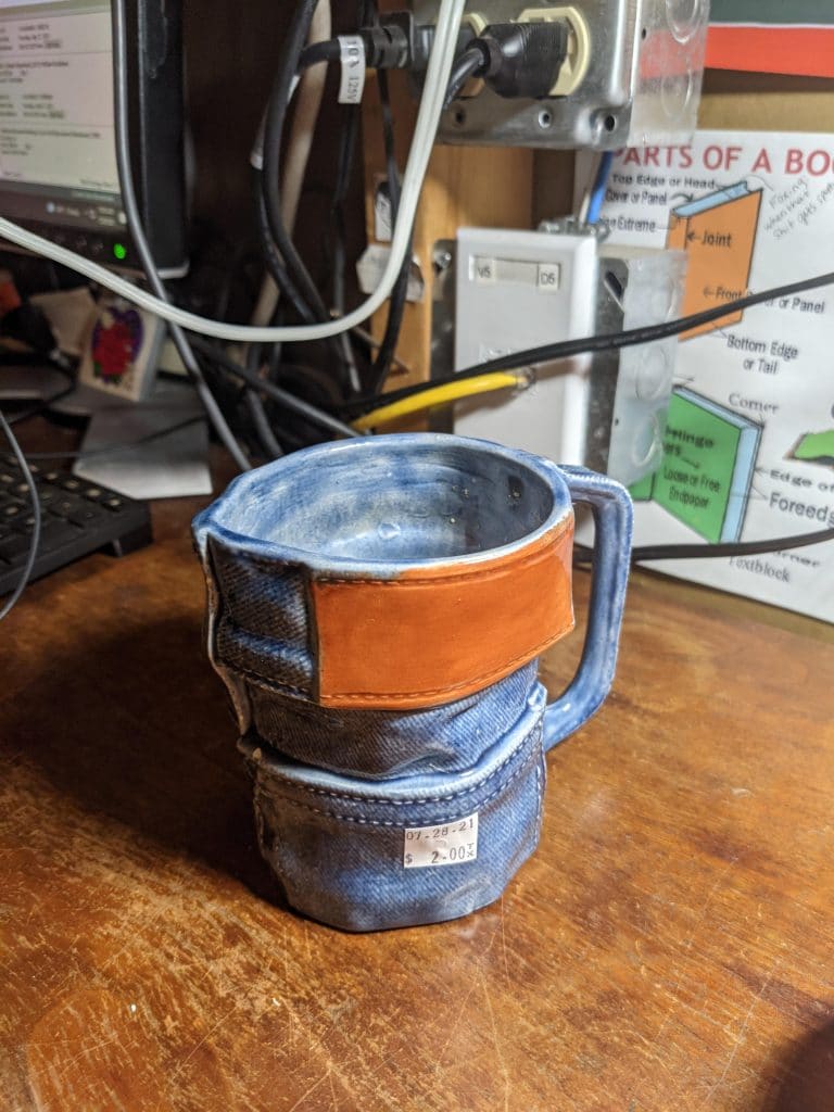 Mug façon jean