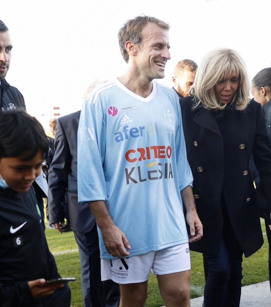 Brigitte et Emmanuel Macron