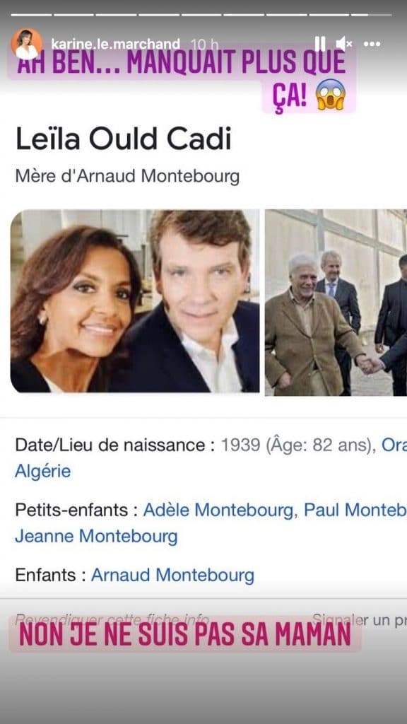 Karine Le Marchand mère d'Arnaud Montebourg