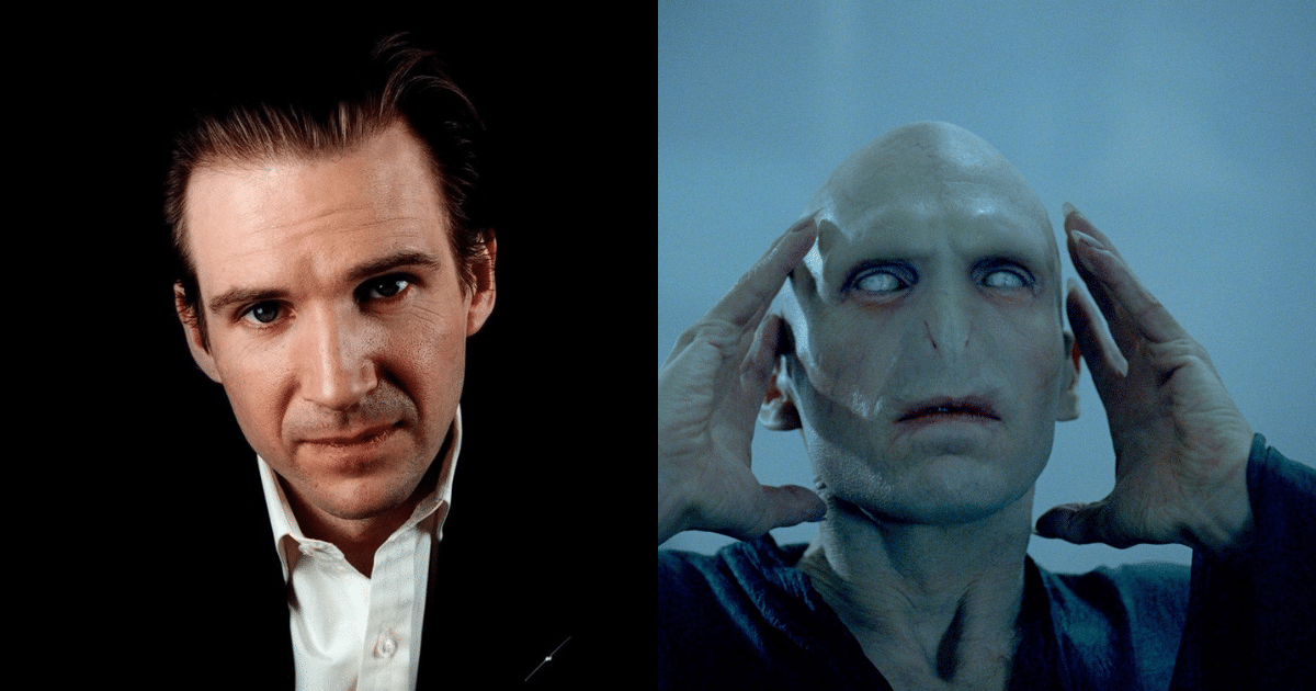 Ralph FIennes dans le rôle de Voldemort