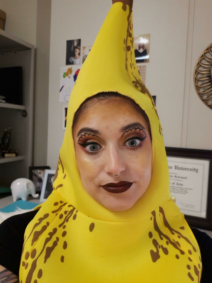 Aller au travail déguisé en banane géante